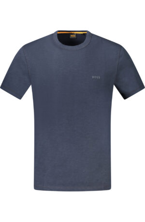 HUGO BOSS T-SHIRT MANICHE CORTE UOMO BLU