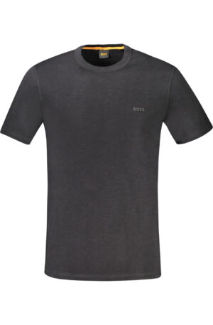 HUGO BOSS T-SHIRT MANICHE CORTE UOMO NERO