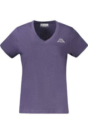 KAPPA T-SHIRT MANICHE CORTE DONNA BLU