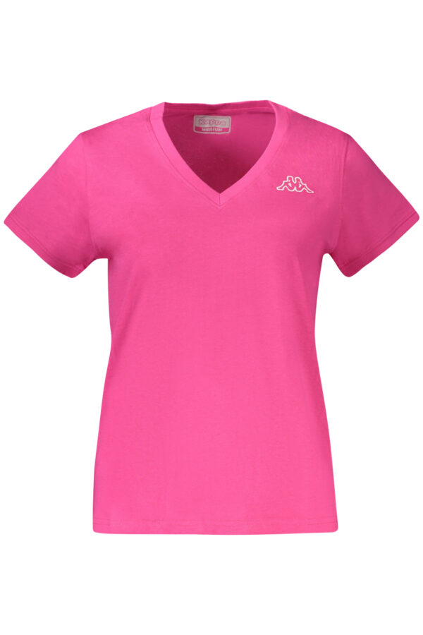 KAPPA T-SHIRT MANICHE CORTE DONNA ROSA