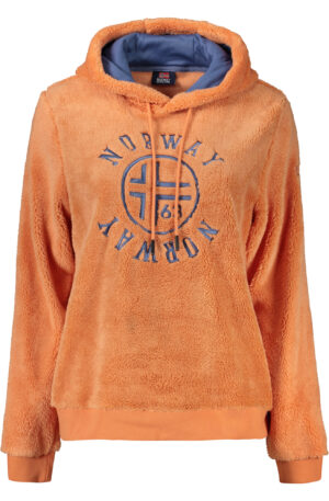 NORWAY 1963 FELPA SENZA ZIP DONNA ARANCIO
