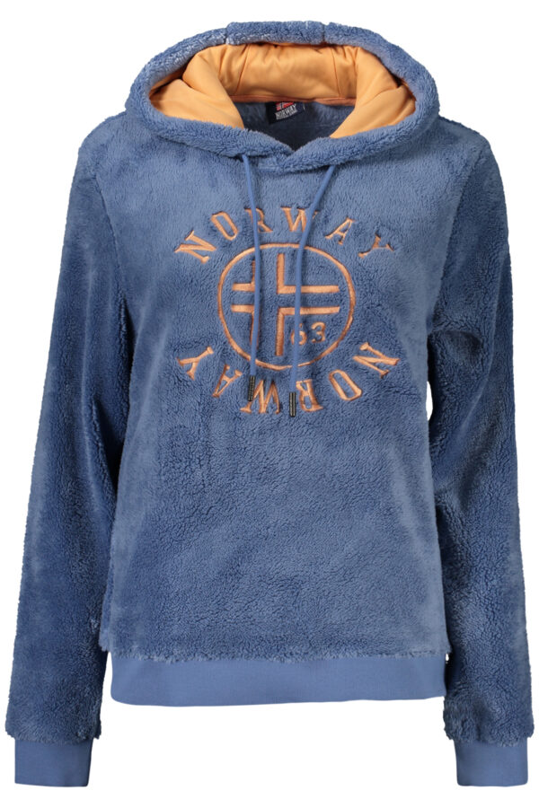 NORWAY 1963 FELPA SENZA ZIP DONNA AZZURRO