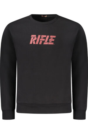 RIFLE FELPA SENZA ZIP UOMO NERO