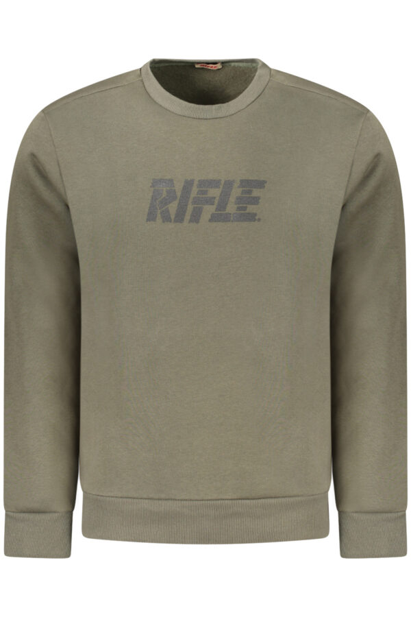 RIFLE FELPA SENZA ZIP UOMO VERDE