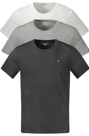 TOMMY HILFIGER T-SHIRT MANICHE CORTE UOMO GRIGIO