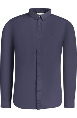 CALVIN KLEIN CAMICIA MANICHE LUNGHE UOMO BLU