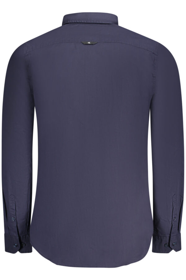 CALVIN KLEIN CAMICIA MANICHE LUNGHE UOMO BLU - immagine 2