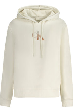CALVIN KLEIN FELPA SENZA ZIP DONNA BIANCO