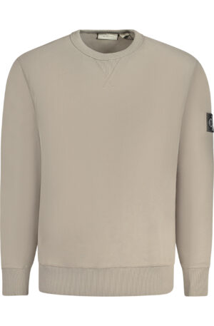 CALVIN KLEIN FELPA SENZA ZIP UOMO BEIGE