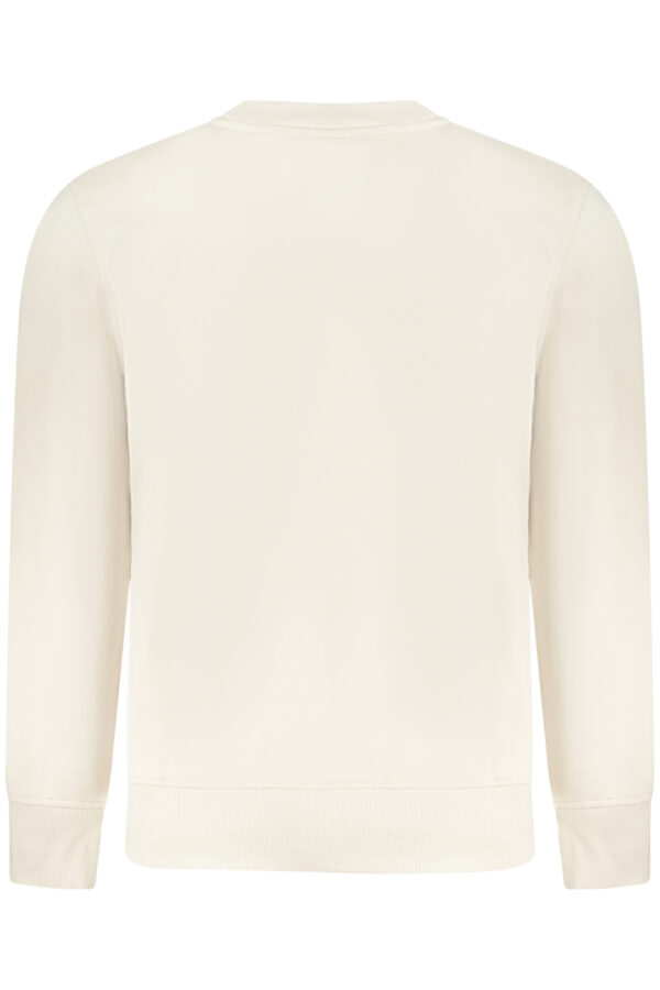 CALVIN KLEIN FELPA SENZA ZIP UOMO BEIGE - immagine 2