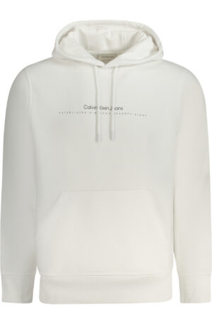 CALVIN KLEIN FELPA SENZA ZIP UOMO BIANCO