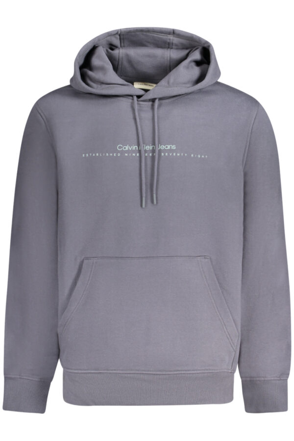 CALVIN KLEIN FELPA SENZA ZIP UOMO BLU