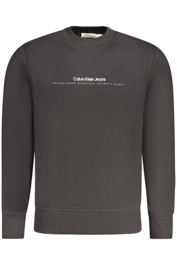 CALVIN KLEIN FELPA SENZA ZIP UOMO NERO