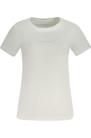 CALVIN KLEIN T-SHIRT MANICHE CORTE DONNA BIANCO