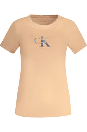 CALVIN KLEIN T-SHIRT MANICHE CORTE DONNA ROSA