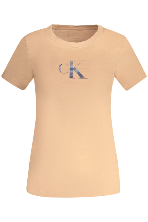 CALVIN KLEIN T-SHIRT MANICHE CORTE DONNA ROSA