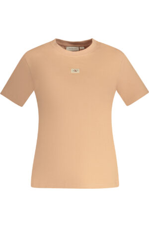 CALVIN KLEIN T-SHIRT MANICHE CORTE DONNA ROSA