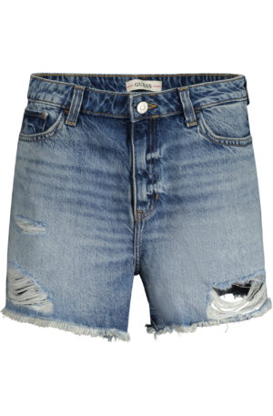 GUESS JEANS JEANS SHORT DONNA AZZURRO