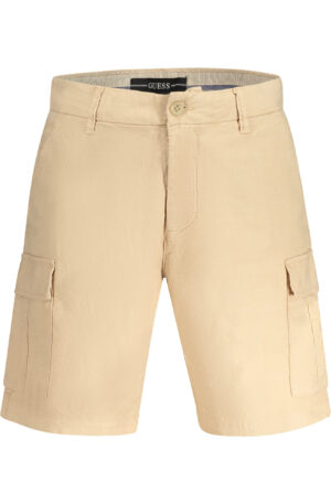 GUESS JEANS PANTALONE BERMUDA UOMO BEIGE