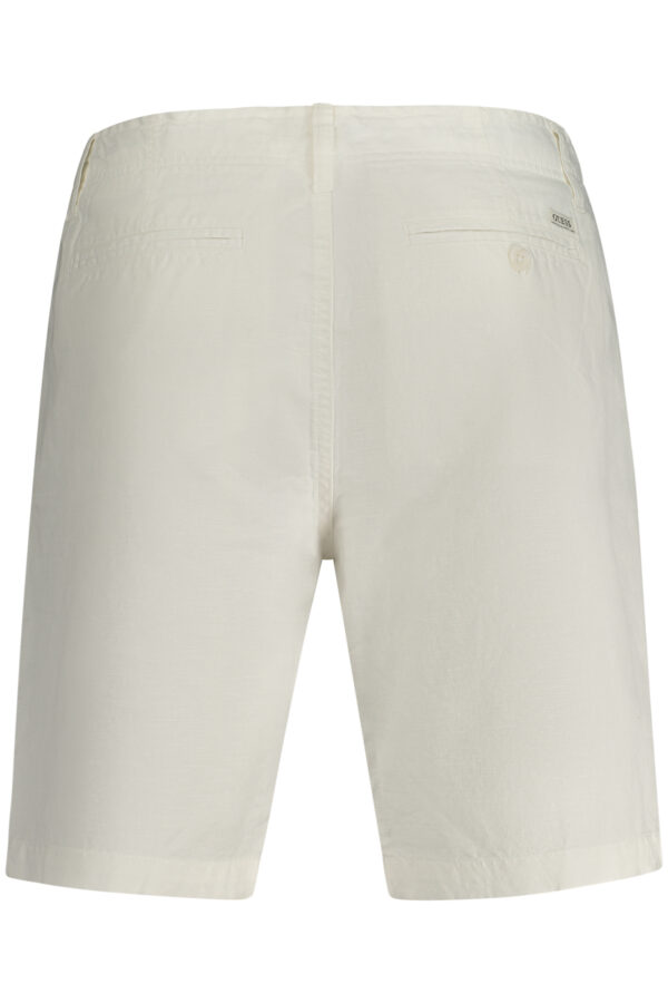 GUESS JEANS PANTALONE BERMUDA UOMO BIANCO - immagine 2