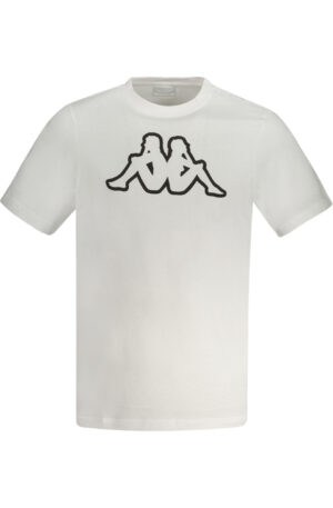 KAPPA T-SHIRT MANICHE CORTE UOMO BIANCO