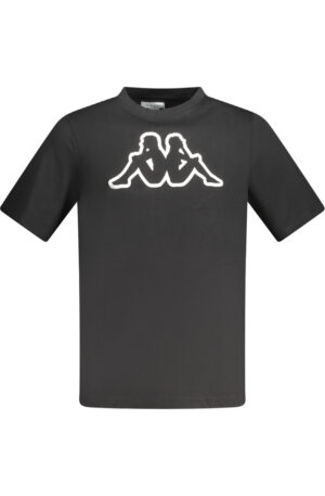KAPPA T-SHIRT MANICHE CORTE UOMO NERO