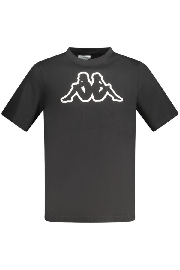 KAPPA T-SHIRT MANICHE CORTE UOMO NERO