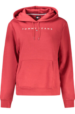 TOMMY HILFIGER FELPA SENZA ZIP DONNA ROSSO