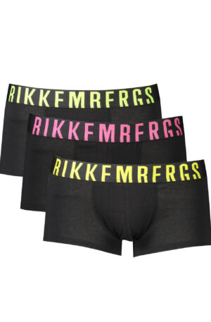 BIKKEMBERGS BOXER UOMO NERO
