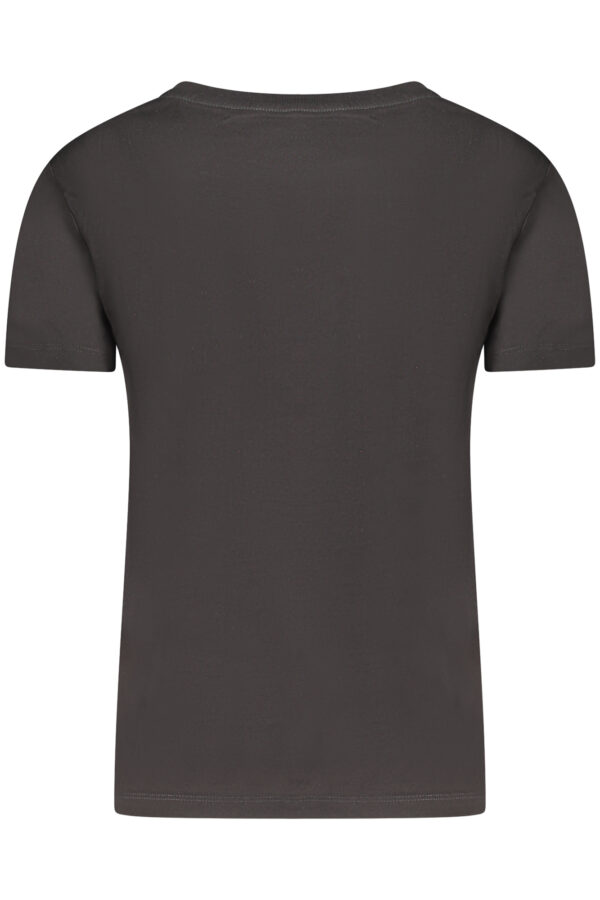 CALVIN KLEIN T-SHIRT MANICHE CORTE DONNA NERO - immagine 2
