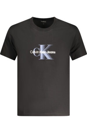 CALVIN KLEIN T-SHIRT MANICHE CORTE UOMO NERO