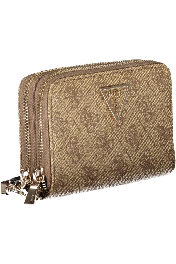 GUESS JEANS PORTAFOGLIO DONNA BEIGE - immagine 3