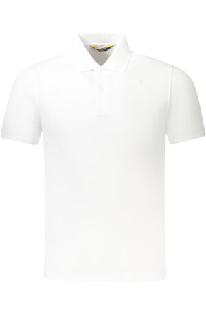 K-WAY POLO MANICHE CORTE UOMO BIANCO