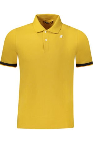 K-WAY POLO MANICHE CORTE UOMO GIALLO