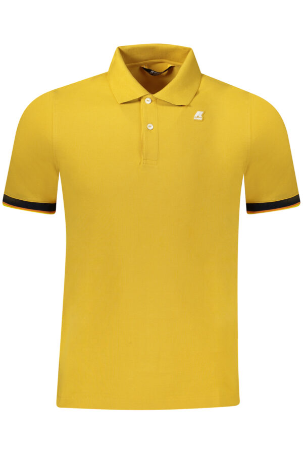 K-WAY POLO MANICHE CORTE UOMO GIALLO