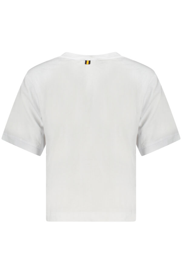 K-WAY T-SHIRT MANICHE CORTE DONNA BIANCO - immagine 2