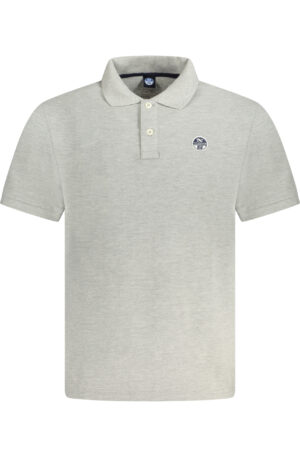 NORTH SAILS POLO MANICHE CORTE UOMO GRIGIO