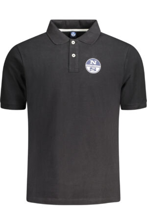 NORTH SAILS POLO MANICHE CORTE UOMO NERO