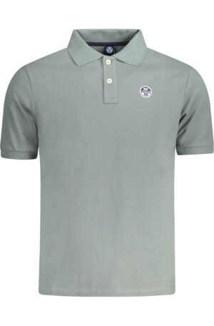 NORTH SAILS POLO MANICHE CORTE UOMO VERDE
