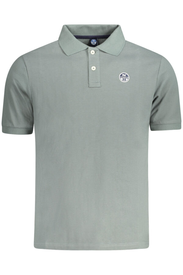 NORTH SAILS POLO MANICHE CORTE UOMO VERDE