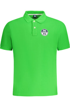 NORTH SAILS POLO MANICHE CORTE UOMO VERDE