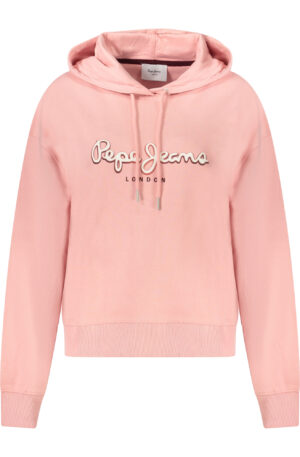 PEPE JEANS FELPA SENZA ZIP DONNA ROSA