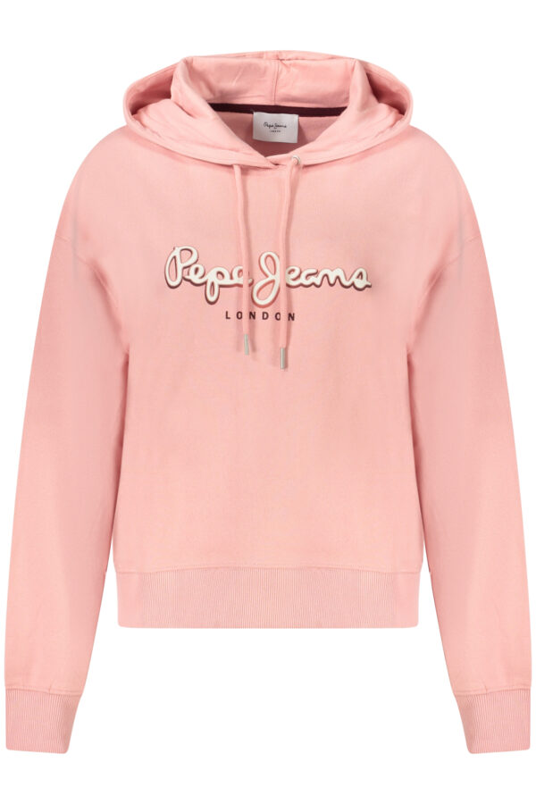 PEPE JEANS FELPA SENZA ZIP DONNA ROSA