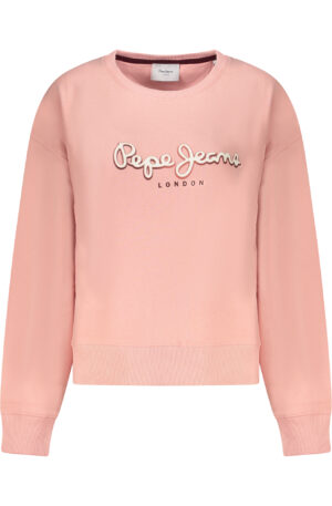 PEPE JEANS FELPA SENZA ZIP DONNA ROSA