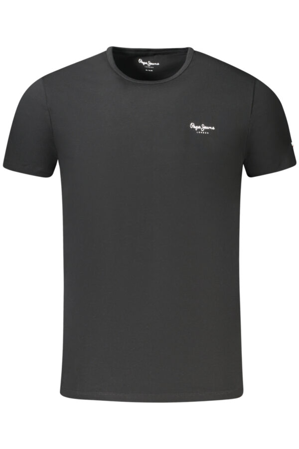 PEPE JEANS T-SHIRT MANICHE CORTE UOMO NERO