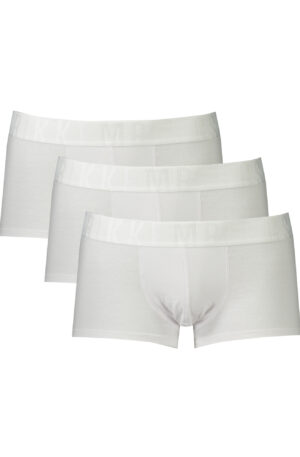 BIKKEMBERGS BOXER UOMO BIANCO