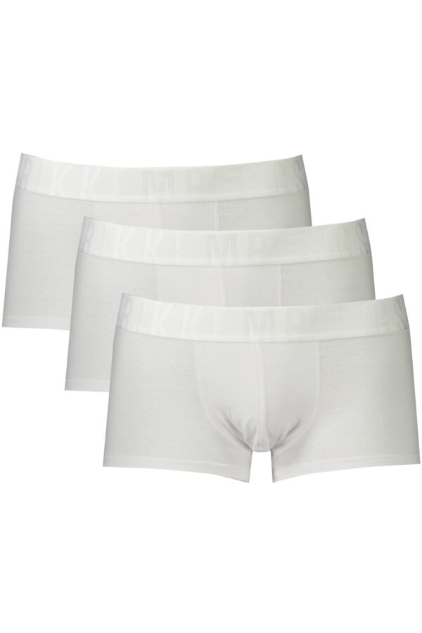 BIKKEMBERGS BOXER UOMO BIANCO
