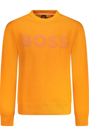 BOSS FELPA SENZA ZIP UOMO ARANCIO