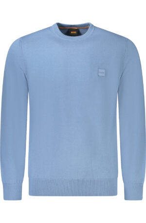 BOSS MAGLIA UOMO AZZURRO