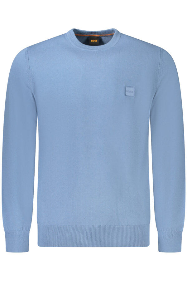 BOSS MAGLIA UOMO AZZURRO